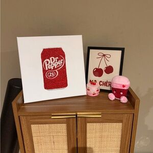 Dr. Pepper Rhinestone Art